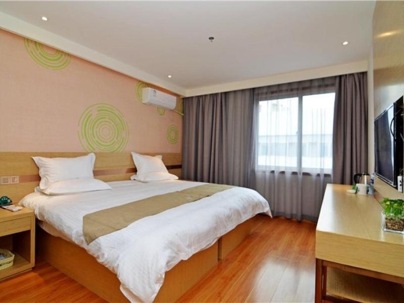 Greentree Inn Xi'An Railway Station Airport Bus Wulukou Subway Station Business Hotel Bagian luar foto
