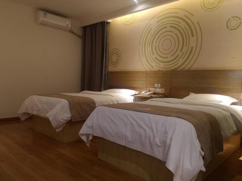 Greentree Inn Xi'An Railway Station Airport Bus Wulukou Subway Station Business Hotel Bagian luar foto
