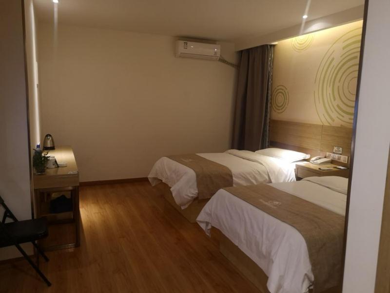 Greentree Inn Xi'An Railway Station Airport Bus Wulukou Subway Station Business Hotel Bagian luar foto