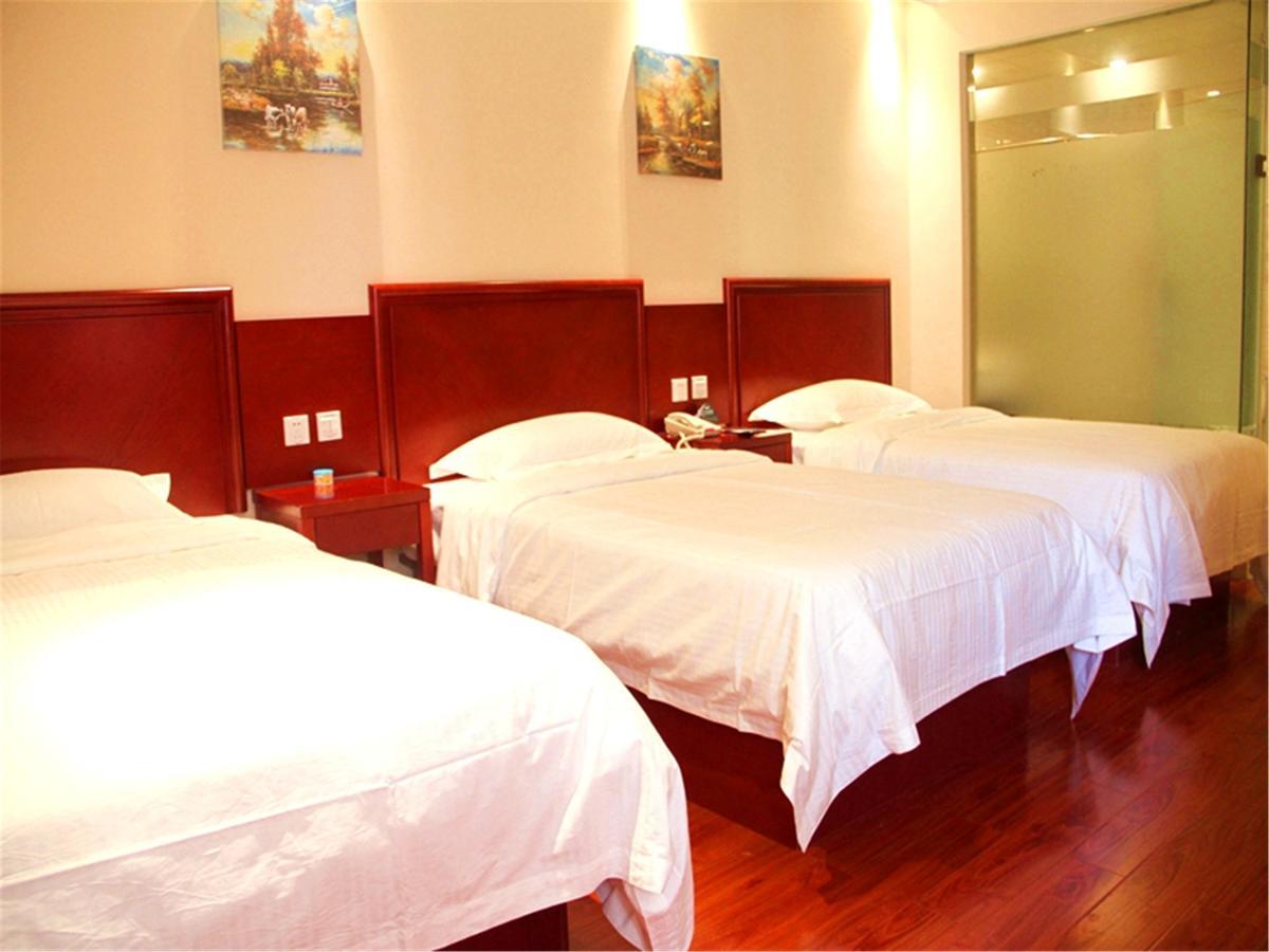Greentree Inn Xi'An Railway Station Airport Bus Wulukou Subway Station Business Hotel Bagian luar foto