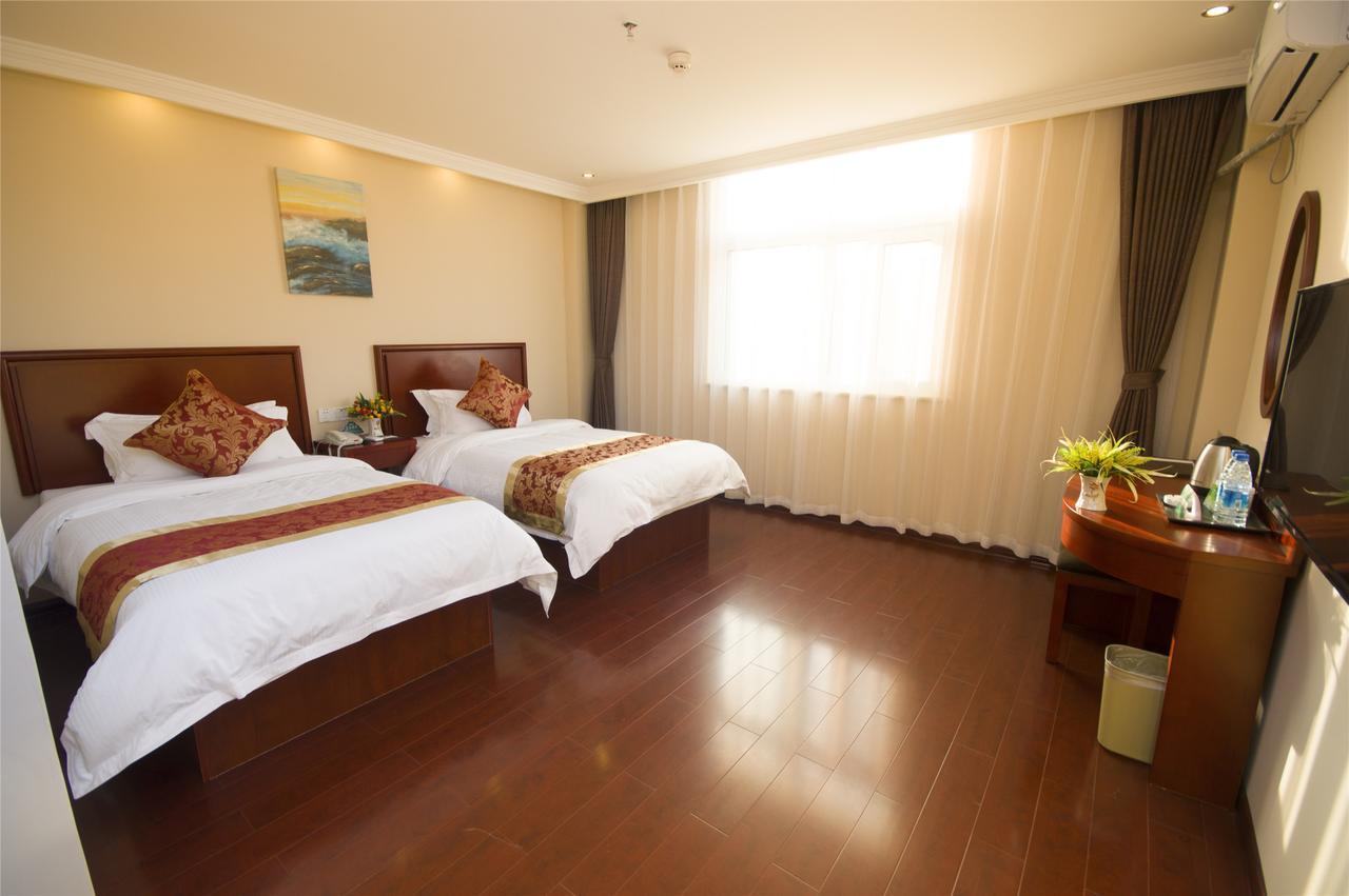 Greentree Inn Xi'An Railway Station Airport Bus Wulukou Subway Station Business Hotel Bagian luar foto