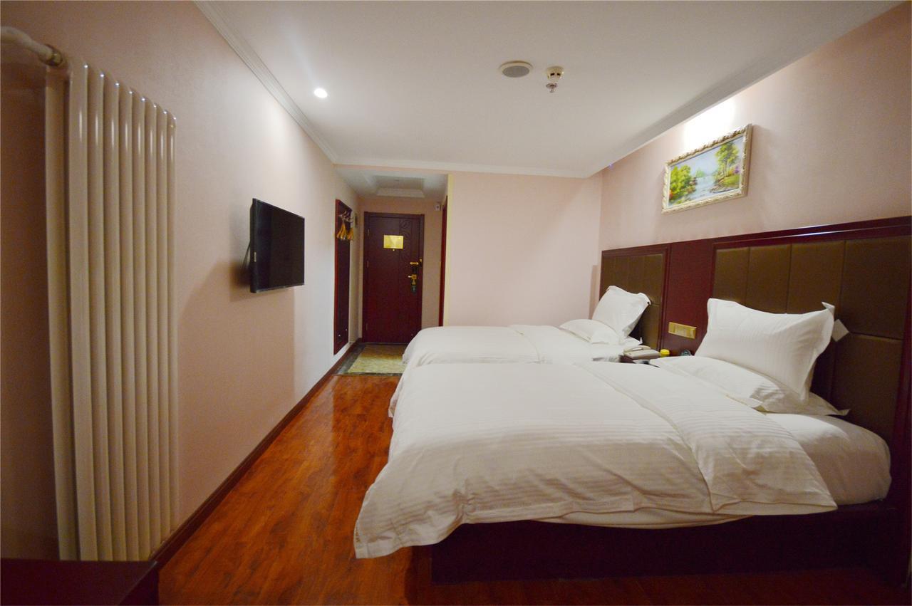 Greentree Inn Xi'An Railway Station Airport Bus Wulukou Subway Station Business Hotel Bagian luar foto