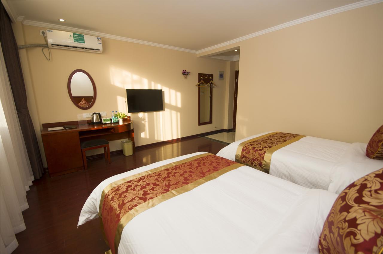 Greentree Inn Xi'An Railway Station Airport Bus Wulukou Subway Station Business Hotel Bagian luar foto